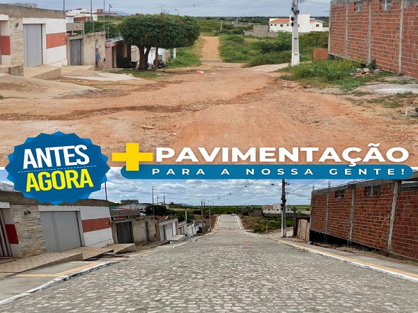 Prefeitura entrega mais uma rua pavimentada no bairro Zeca Pedro