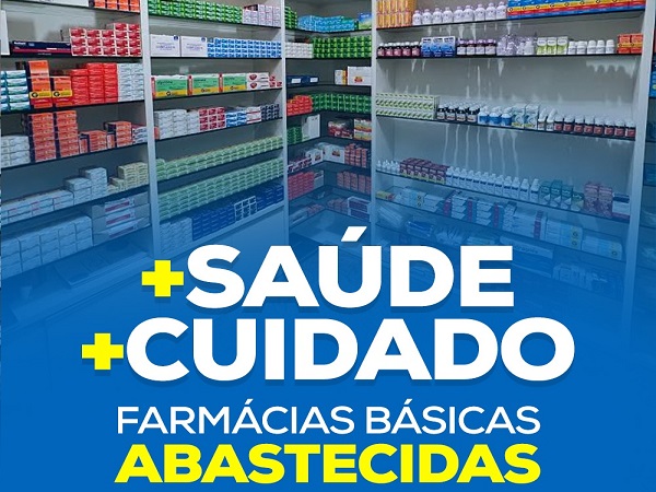  
Prefeitura descentraliza distribuição de medicamentos e possui 5 farmácias básicas no município