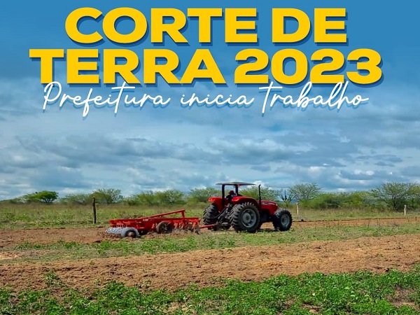 Prefeitura inicia corte de terra 2023 na zona rural de Pau dos Ferros