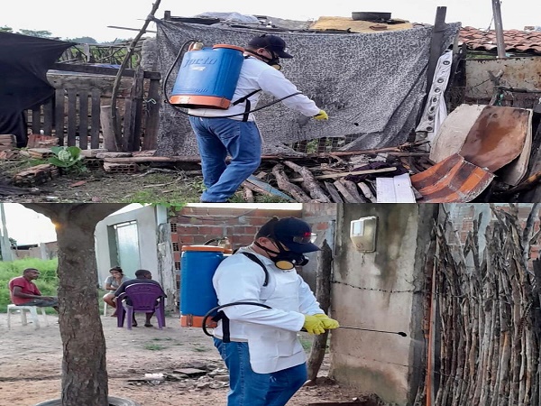 Combate à dengue na comunidade Logradouro.